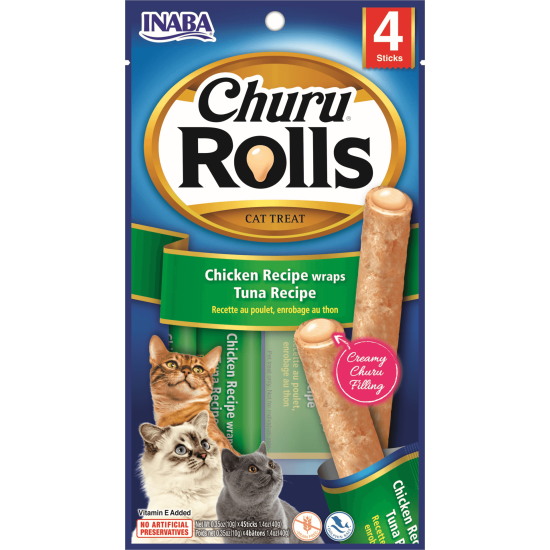 Inaba Kat Churu Rolls Kip en Tonijn