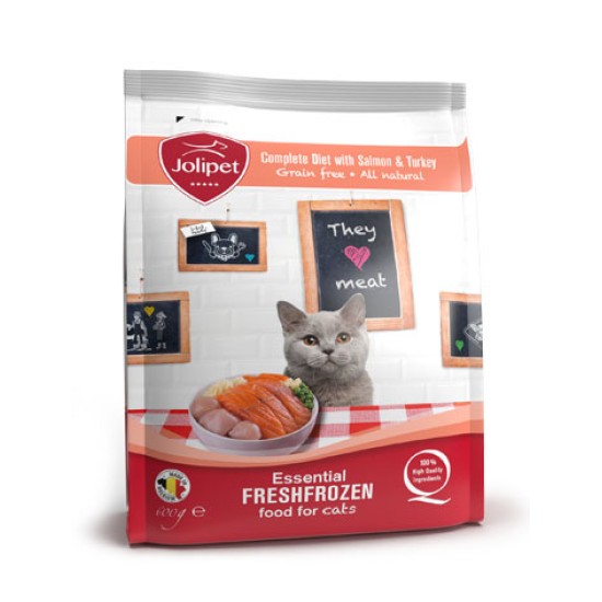 Jolipet Adult Cat met Zalm en Kalkoen