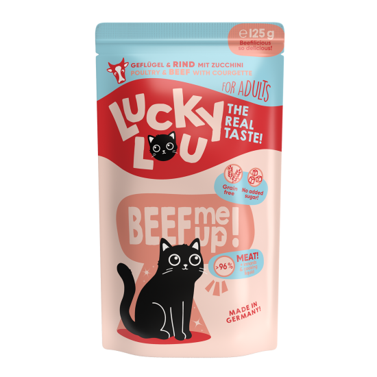 Lucky Lou Adult Gevogelte & Rund, 125 g (zakje)