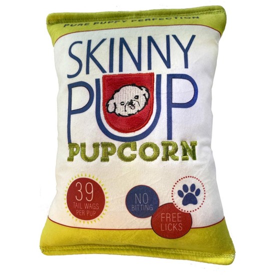 Lulubelles Power Plush Skinny Pup Pupcorn Large