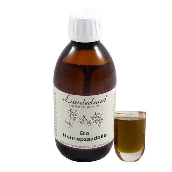 Lunderland Bio Hennepzaadolie, 90 ml