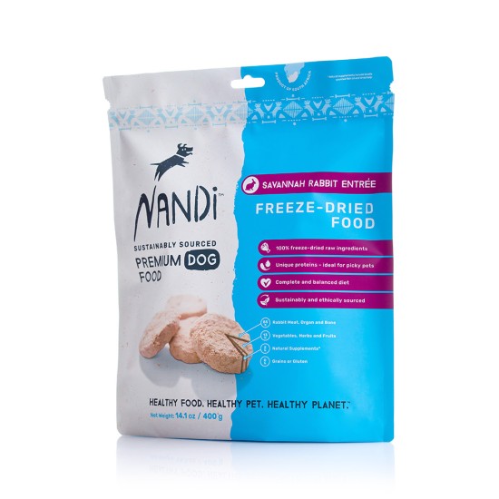 Nandi Freeze Dried Food Savannah Rabbit