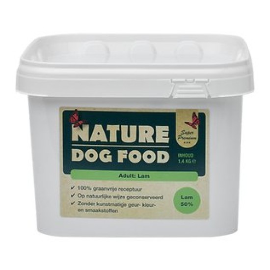 Nature Dog Food Lam, 1,4 kg