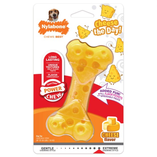 Nylabone Chew Cheese Bone, small