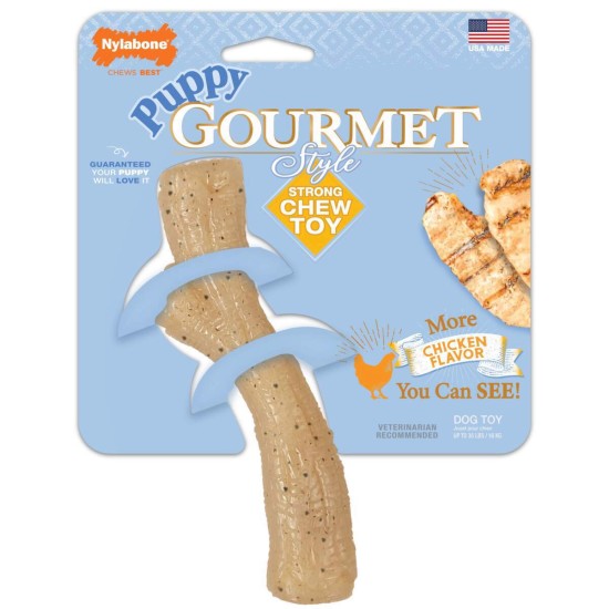 Nylabone Gourmet Puppy Stick Chicken Medium