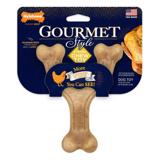 Nylabone Gourmet Wish Bone Chicken, small