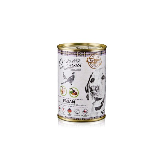 O'Canis Blikvoer Fazant met Wortelen, Amaranth en Bakpruimen, 400 g