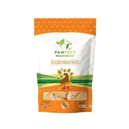 Pawfect Natures Munch Dog Treats Papaya