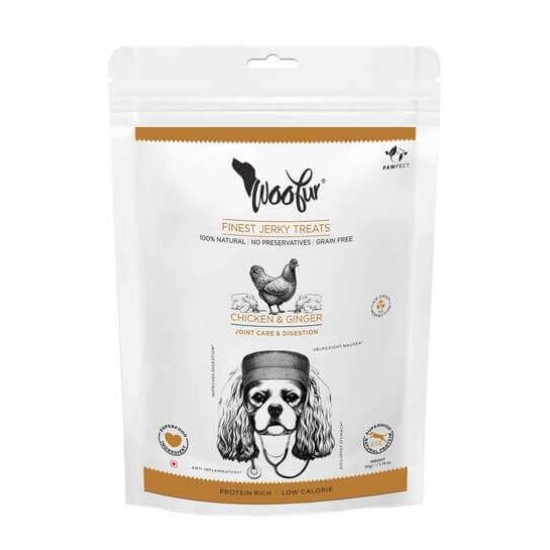 Pawfect Woofur Air-Dried Treats Chicken & Ginger