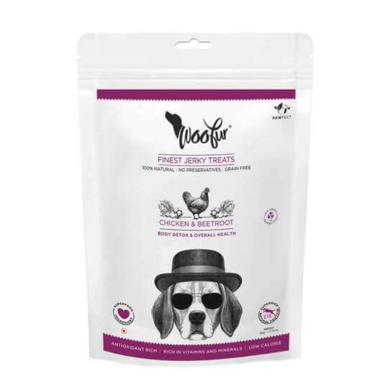 Pawfect Woofur Air-Dried Treats Chicken & Beetroot