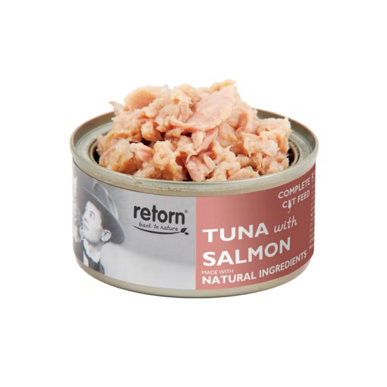 Retorn Cat Blikvoer Tonijn met Zalm