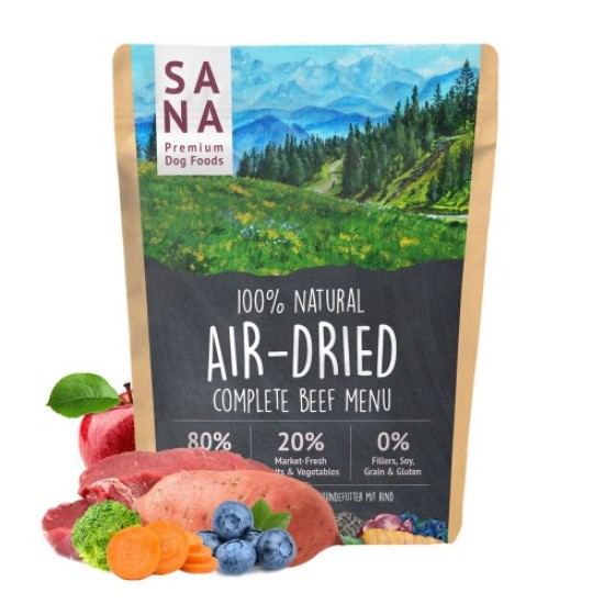 Sana Dog Air Dried Food rund, 1 kg