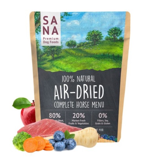 Sana Dog Air Dried Food paard, 1 kg