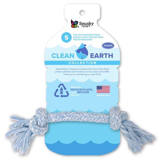 Spunky Pup Clean Earth Recycled Rope, Small