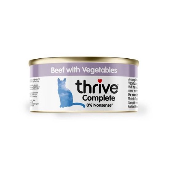 Thrive Cat Wet Food Beef & Vegetables