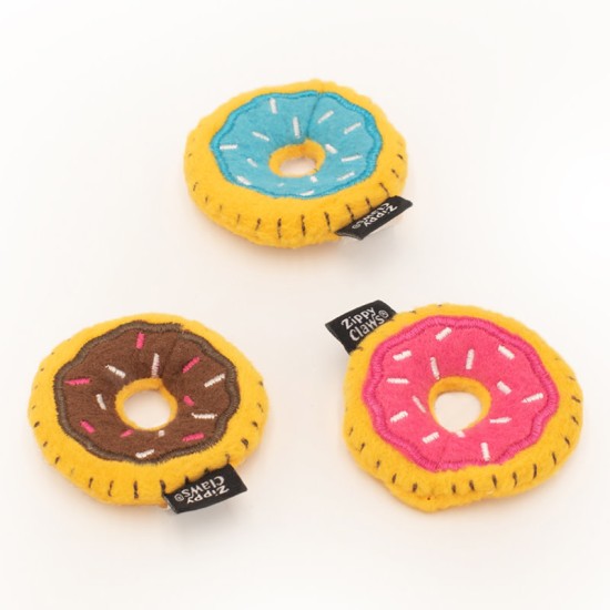 Zippy Claws Donutz 3-pack