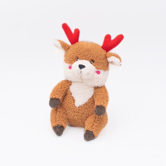 Zippy Paws Holiday Cheeky Chumz Reindeer