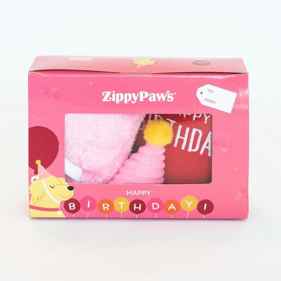 Zippy Paws Birthday Box Pink