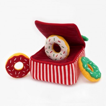 Zippy Paws Holiday Burrow Donutz Box